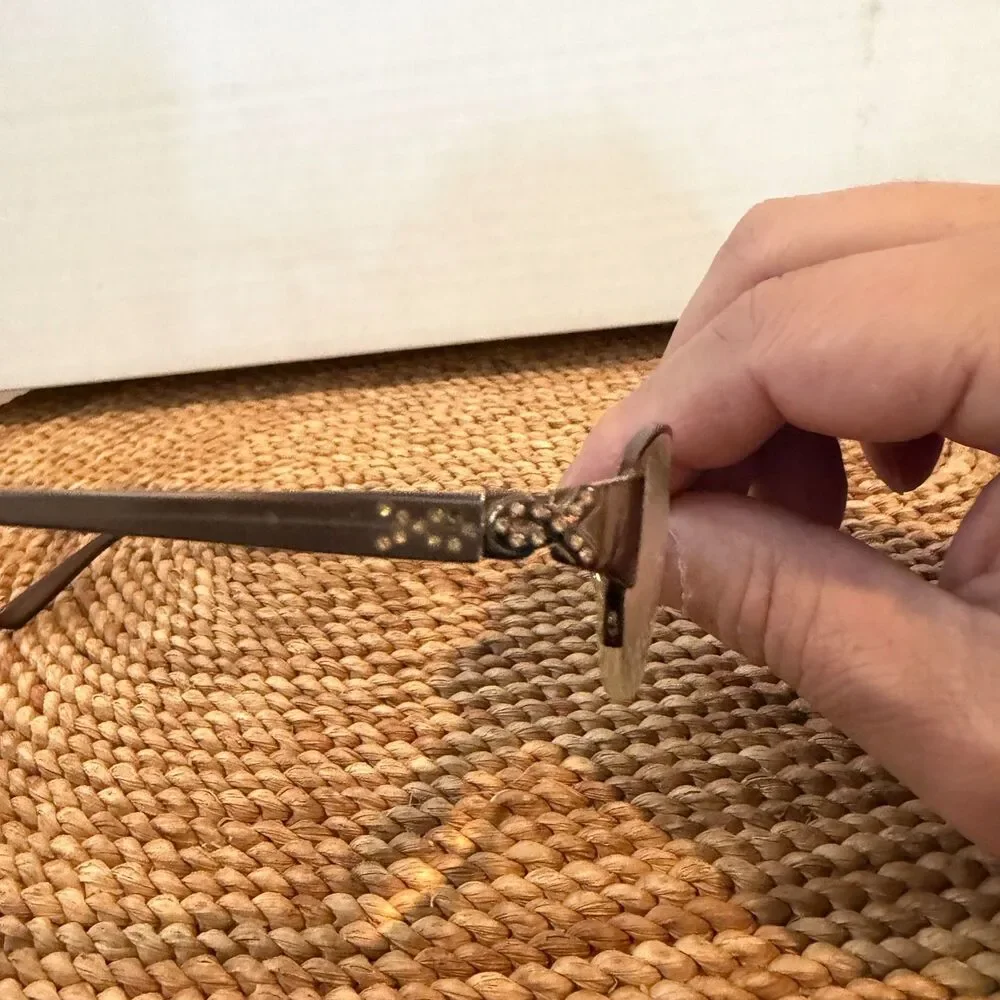 Geoffrey Beene Ertting 9xN1 135 Eyeglass Frames Bronze Brown w/ Case